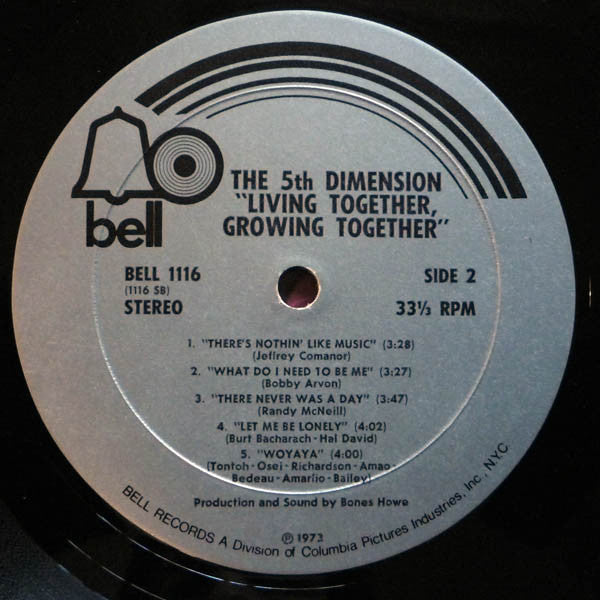 The 5th Dimension* : Living Together, Growing Together (LP, Album)