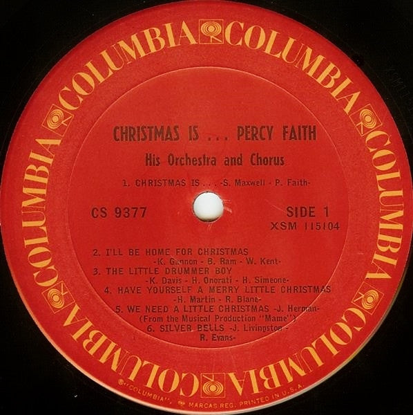 Percy Faith His Orchestra And Chorus* : Christmas Is...Percy Faith His Orchestra And Chorus (LP, Album, RE)
