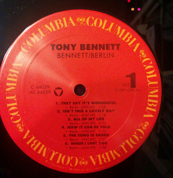 Tony Bennett : Bennett/Berlin (LP, Album)