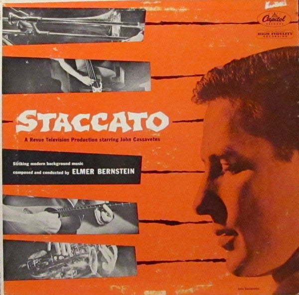 Elmer Bernstein : Staccato (LP, Album, Mono, Scr)