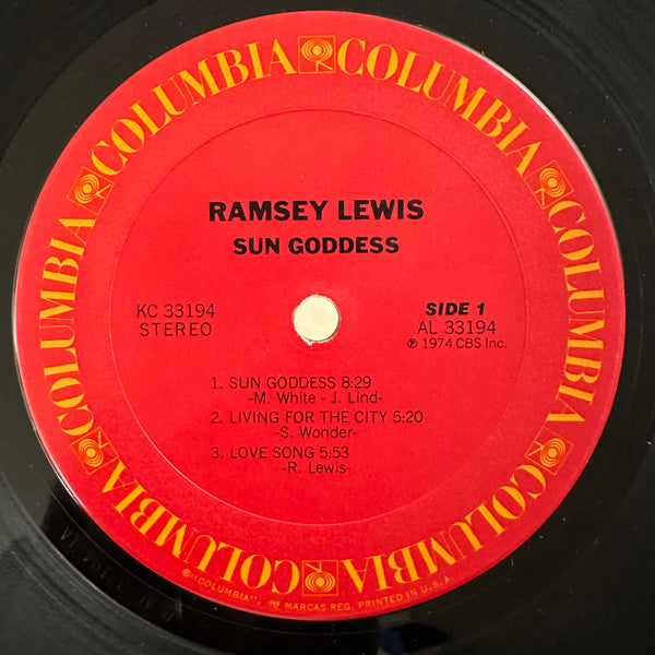 Ramsey Lewis : Sun Goddess (LP, Album, Pit)
