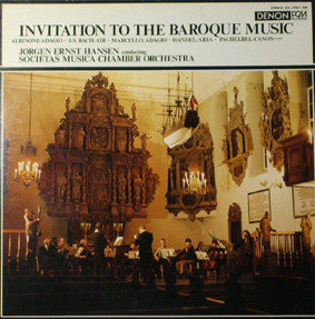 Jørgen Ernst Hansen, Societas Musica Chamber Orchestra : Invitation To The Baroque Music (LP)