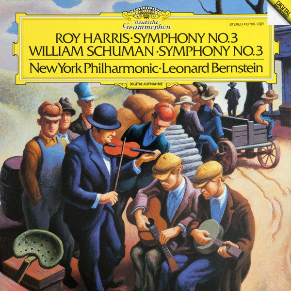 Roy Harris / William Schuman - New York Philharmonic • Leonard Bernstein : Symphony No. 3 / Symphony No. 3 (LP)