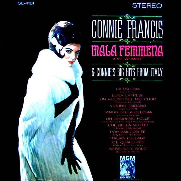 Connie Francis : Mala Femmena (Evil Woman) & Connie's Big Hits From Italy (LP, Album)
