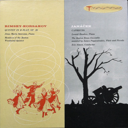 Rimsky-Korsakov*, Janáček* - Jesus Maria Sanroma, Members of the Boston Woodwind Quintet*, Leonid Hambro, The Boston Brass Ensemble* assisted by James Pappoutsakis, Eric Simon : Quintet In B Flat, Op. 20 / Capriccio (LP, Mono, Gat)