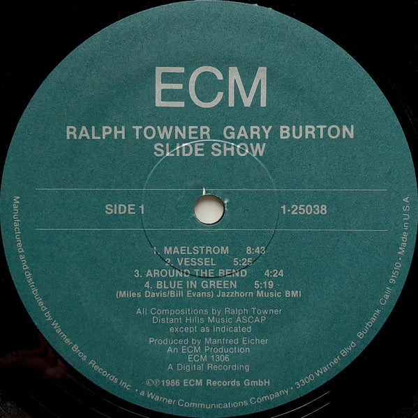 Ralph Towner, Gary Burton : Slide Show (LP, Album)