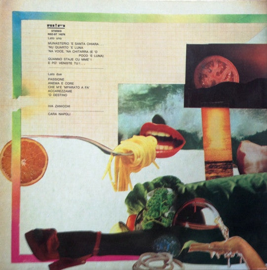 Iva Zanicchi : Cara Napoli (LP, Album, Gat)
