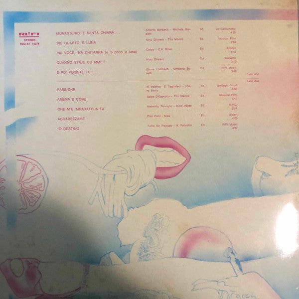 Iva Zanicchi : Cara Napoli (LP, Album, Gat)