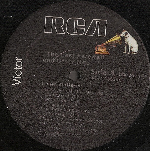 Roger Whittaker : "The Last Farewell" And Other Hits (LP, RE, RM)