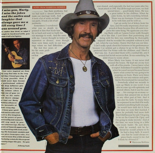 Marty Robbins : A Lifetime Of Song 1951-1982 (2xLP, Comp, Mono, Gat)