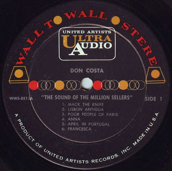 Don Costa And His Orchestra* : The Sound Of The Million Sellers (LP, Album)
