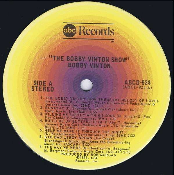 Bobby Vinton : The Bobby Vinton Show (LP, Album)