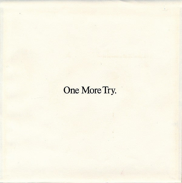 George Michael : One More Try (7", Single, Styrene, Car)