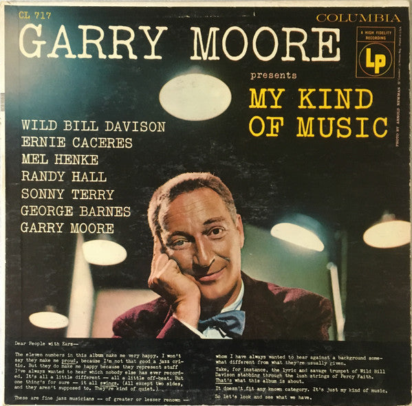 Garry Moore : My Kind Of Music (LP, Album, Mono)
