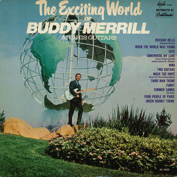 Buddy Merrill : The Exciting World Of Buddy Merrill And His Guitars (LP, Mono)