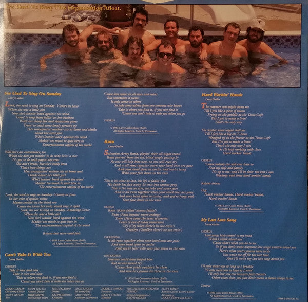 Larry Gatlin & The Gatlin Brothers Band* : Not Guilty (LP, Album, Ter)