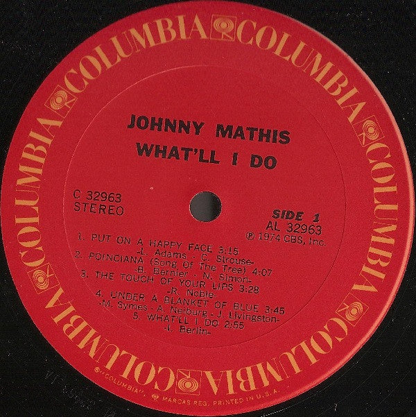 Johnny Mathis : What'll I Do (LP, Comp)