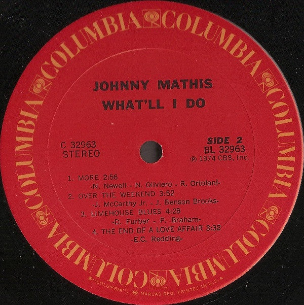 Johnny Mathis : What'll I Do (LP, Comp)