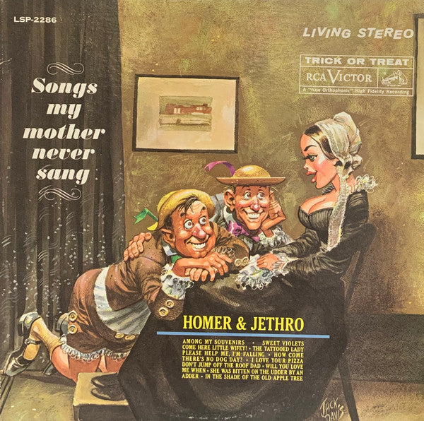 Homer & Jethro* : Songs My Mother Never Sang (LP, Album, Ind)