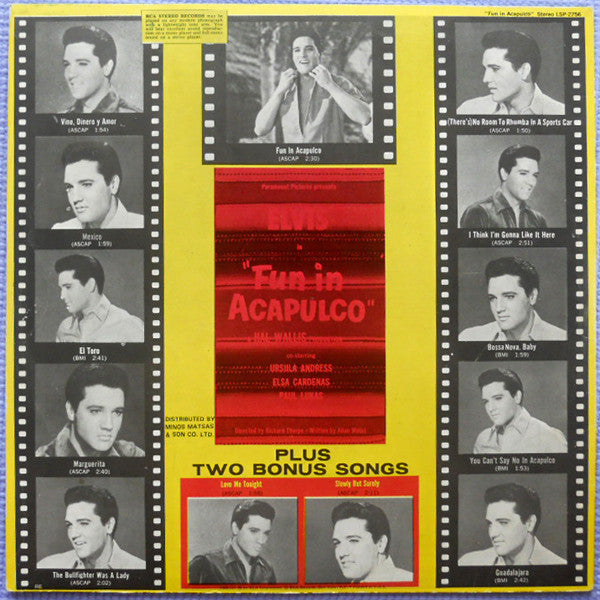 Elvis Presley : Fun In Acapulco (LP, Album)