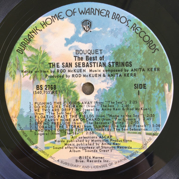 The San Sebastian Strings Words Written By Rod McKuen Music Composed By Anita Kerr : Bouquet - The Best Of The San Sebastian Strings (LP, Comp)
