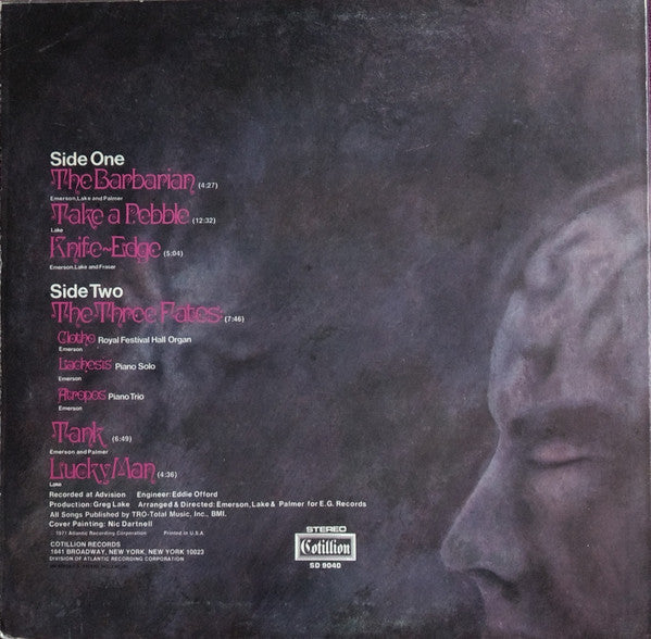 Emerson Lake & Palmer* : Emerson, Lake & Palmer (LP, Album, RI )