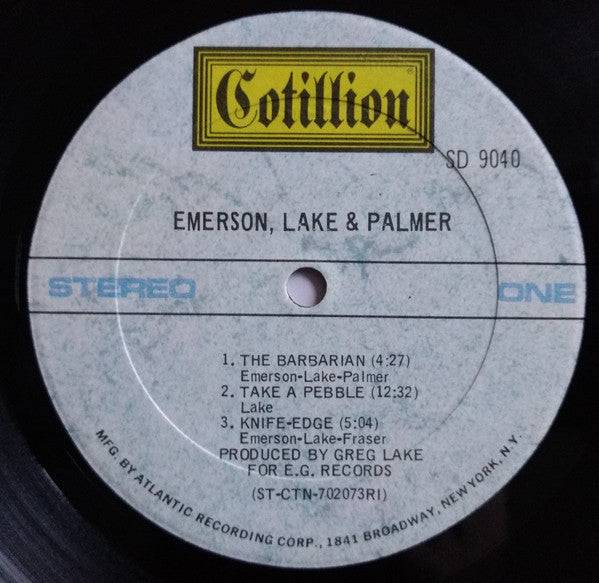 Emerson Lake & Palmer* : Emerson, Lake & Palmer (LP, Album, RI )