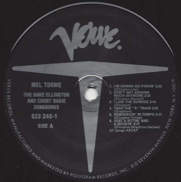 Mel Torme* : The Duke Ellington & Count Basie Songbooks (LP, Album, RE, RM)