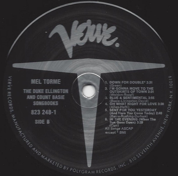 Mel Torme* : The Duke Ellington & Count Basie Songbooks (LP, Album, RE, RM)