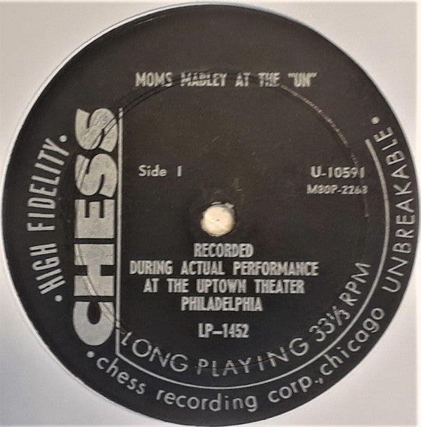 Moms Mabley : Moms Mabley At The 'UN' (LP, Album)