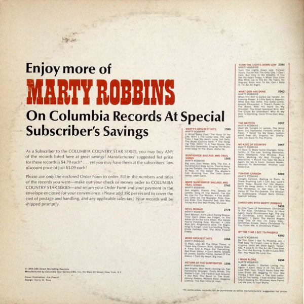 Marty Robbins : The Heart Of Marty Robbins (2xLP, Comp, Gat)