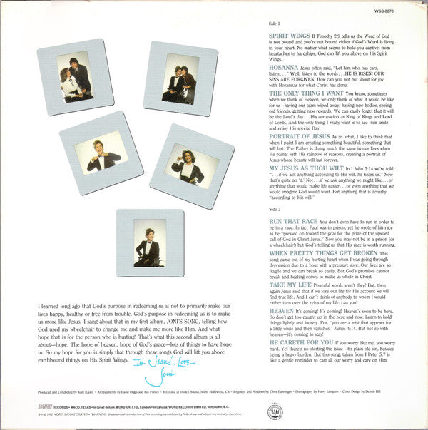 Joni* : Spirit Wings (LP)