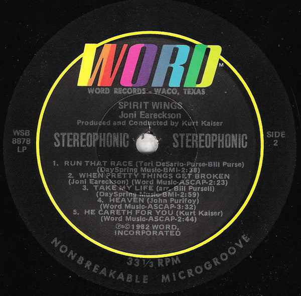 Joni* : Spirit Wings (LP)