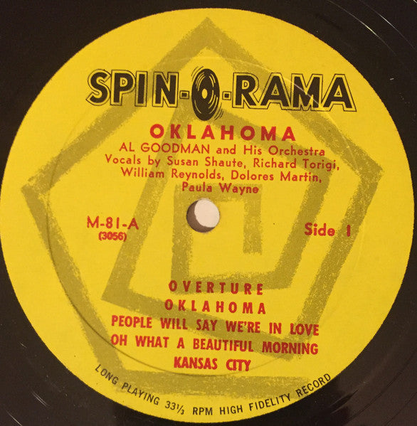 Al Goodman And His Orchestra : Oklahoma (LP, Album)