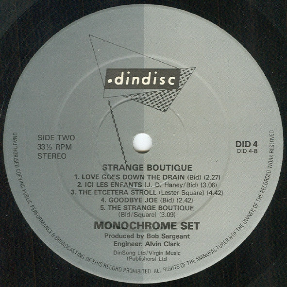 The Monochrome Set : Strange Boutique (LP, Album, Emb)