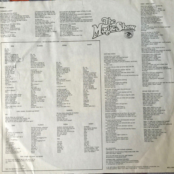 Original Broadway Cast* : The Magic Show (LP)