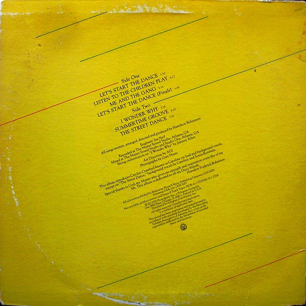 Bohannon* : Summertime Groove (LP, Album, Ter)