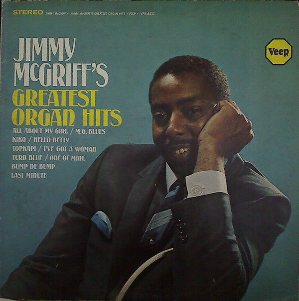 Jimmy McGriff : Jimmy McGriff's Greatest Organ Hits (LP, Comp, RE)