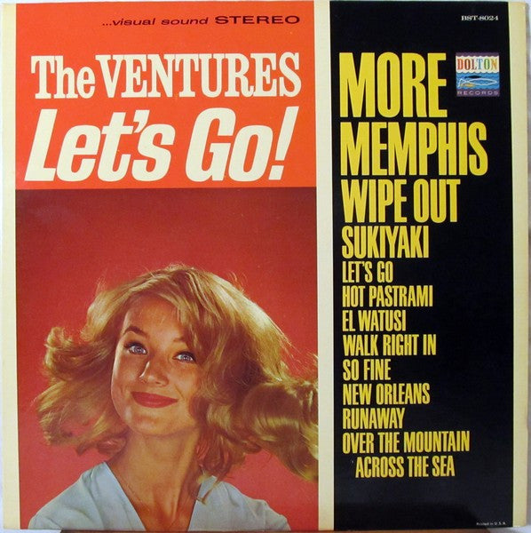 The Ventures : Let's Go (LP, Album, Ter)