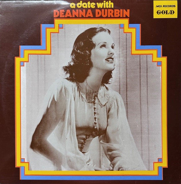 Deanna Durbin : A Date With Deanna Durbin (LP, Album, RE)