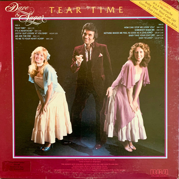 Dave & Sugar* : Tear Time (LP, Album)