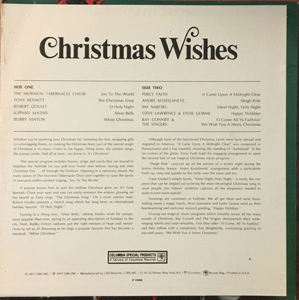 Various : Christmas Wishes (LP, Comp)