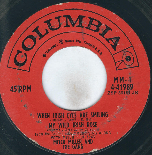 Mitch Miller And The Gang : Shine On Harvest Moon (7", EP)