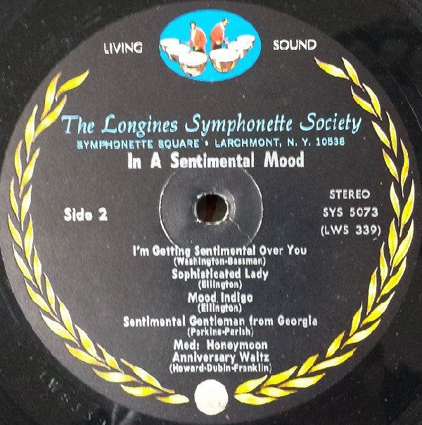 The Longines Symphonette Society* : In A Sentimental Mood (LP, Album)