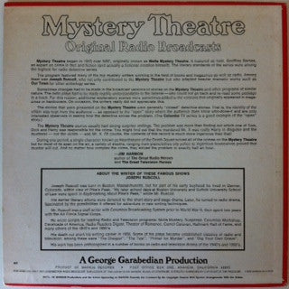 Joseph Ruscoll : Mystery Theatre - Original Radio Broadcasts (LP, Album)