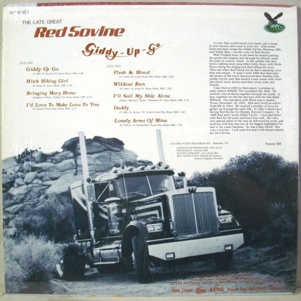 Red Sovine : "Giddy-Up-Go" (LP, Comp)