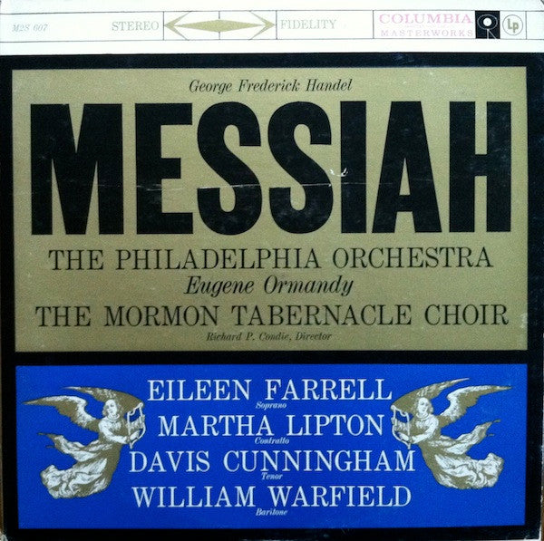 George Frederick Handel*, The Philadelphia Orchestra, Eugene Ormandy / The Mormon Tabernacle Choir*, Richard P. Condie : Messiah (2xLP, Album, RE)