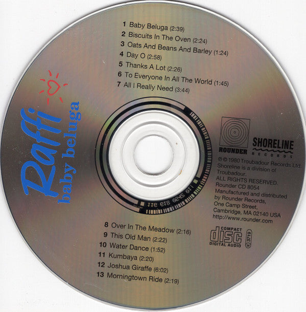 Raffi (2) With Ken Whiteley : Baby Beluga (CD, Album, RE, PMD)