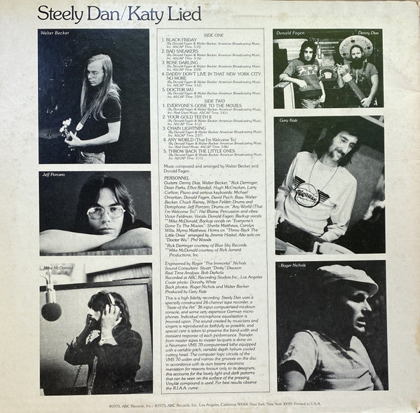 Steely Dan : Katy Lied (LP, Album)
