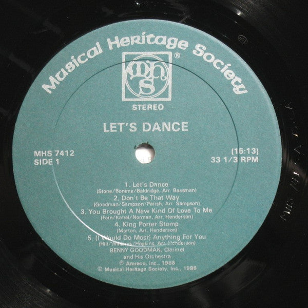 Benny Goodman And His Orchestra : Let's Dance (LP, Album)